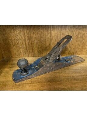 Stanley Antique Vintage Plane 14” Made In the USA Unknown Mod￼el Rusty Farmhouse